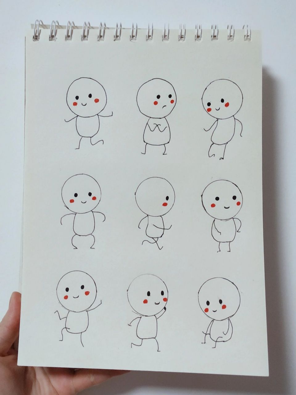 笑脸简笔画(更新) 你们想要的简笔画来啦,有没有发现笑脸长大了 是不