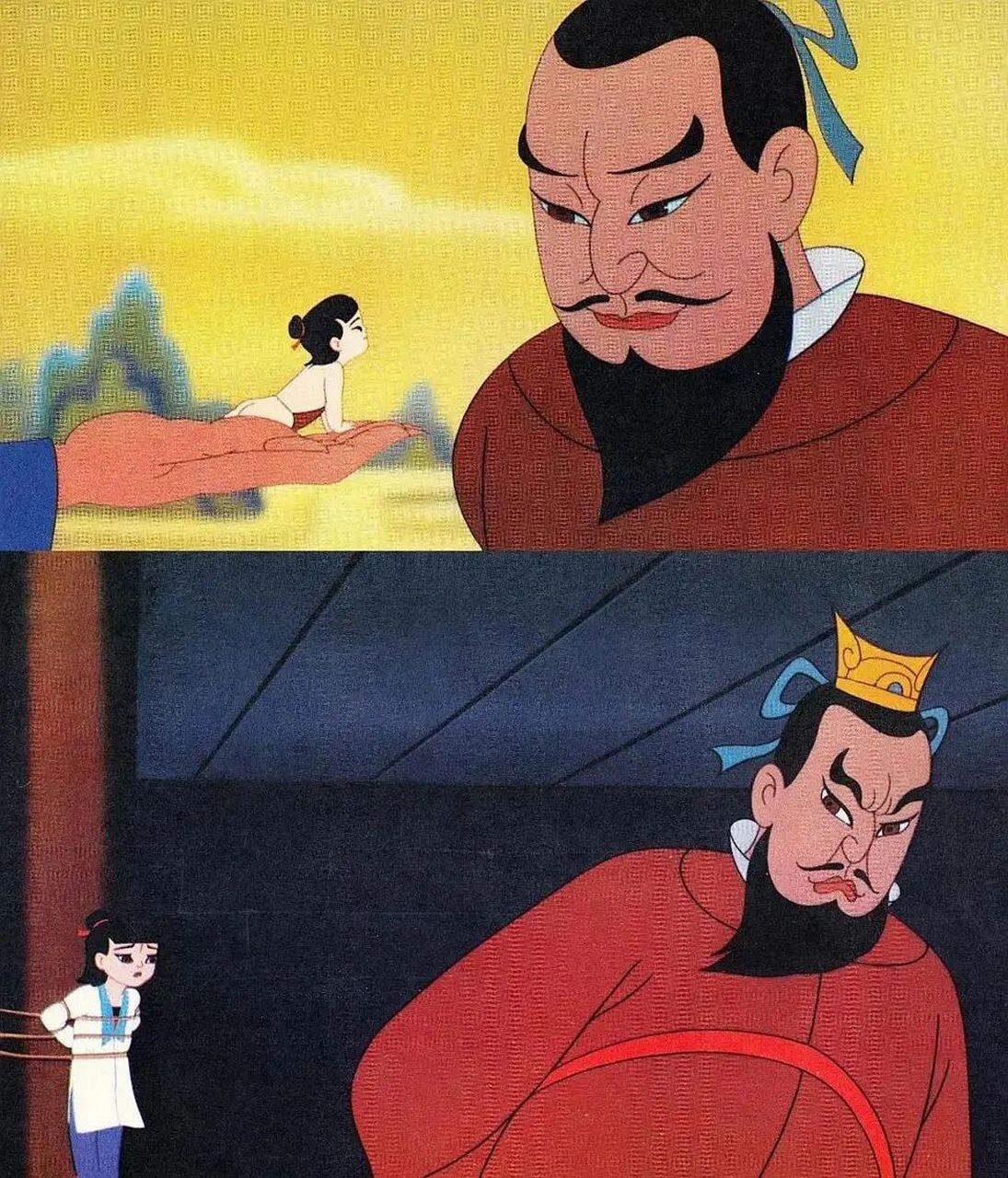 《哪吒闹海》1979 哪吒自刎前那一回眸.我的心都碎了.记一辈子.