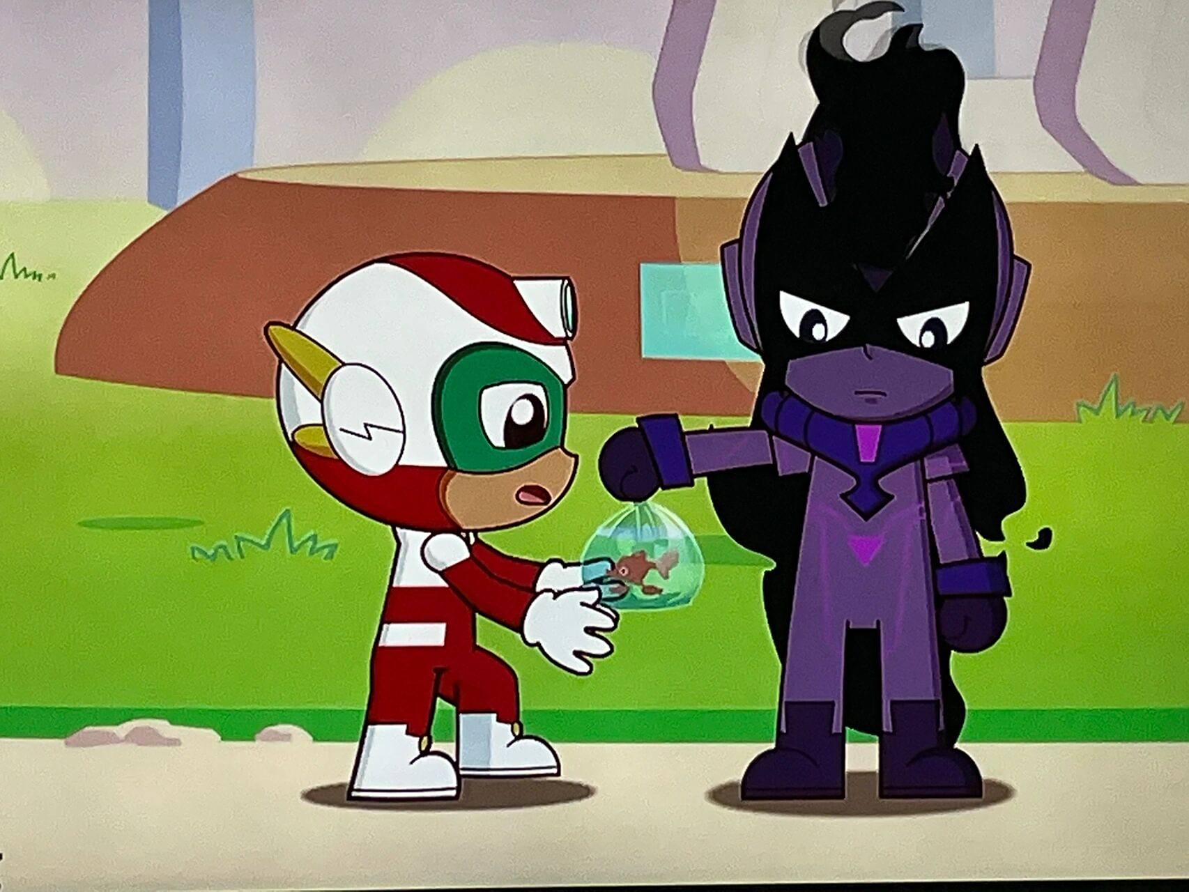 暗魔大人真的好帅! 小心超人也好帅!