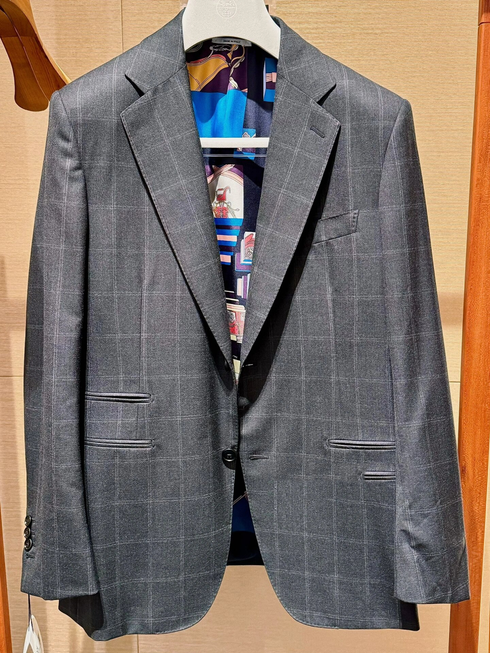 爱马仕男士西装定制|时隔半年的成品 本来i人家属想定个简简单单mtm 