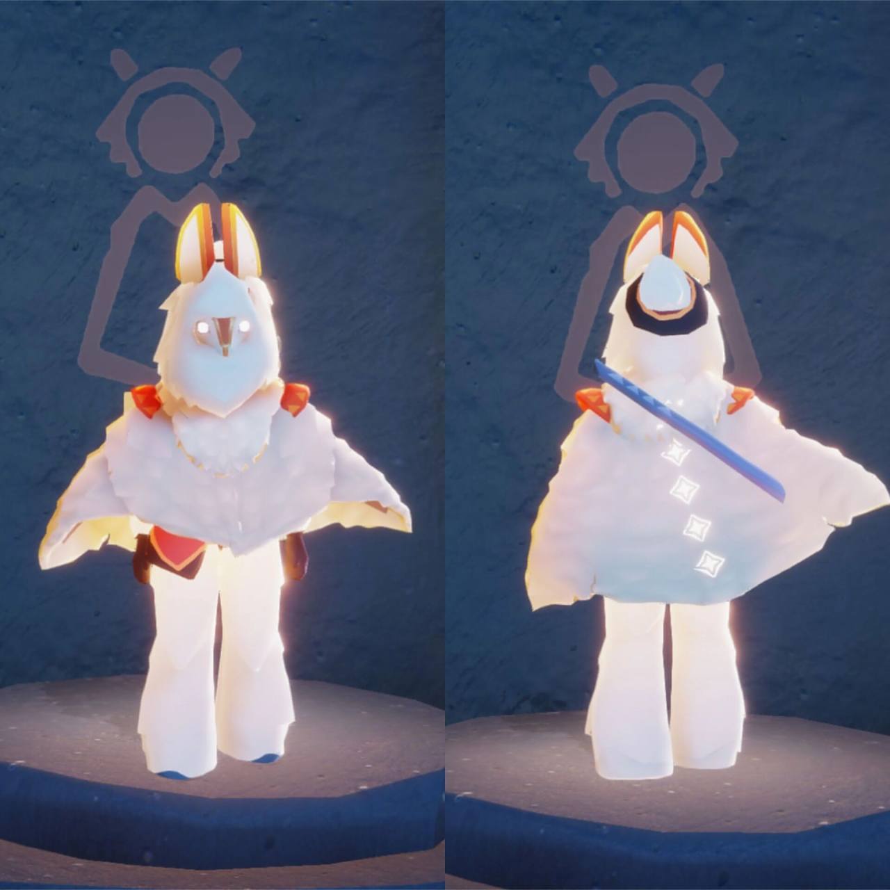 【光遇】白绒斗篷穿搭,参考要不要换 本周四早上6:00,白绒斗篷先祖要