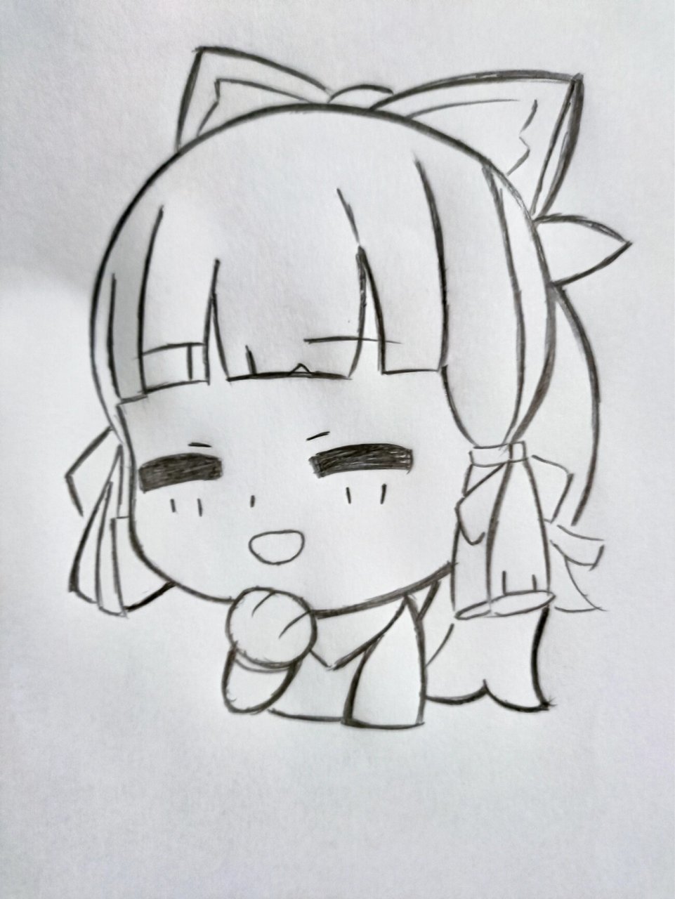 教你画神里绫华