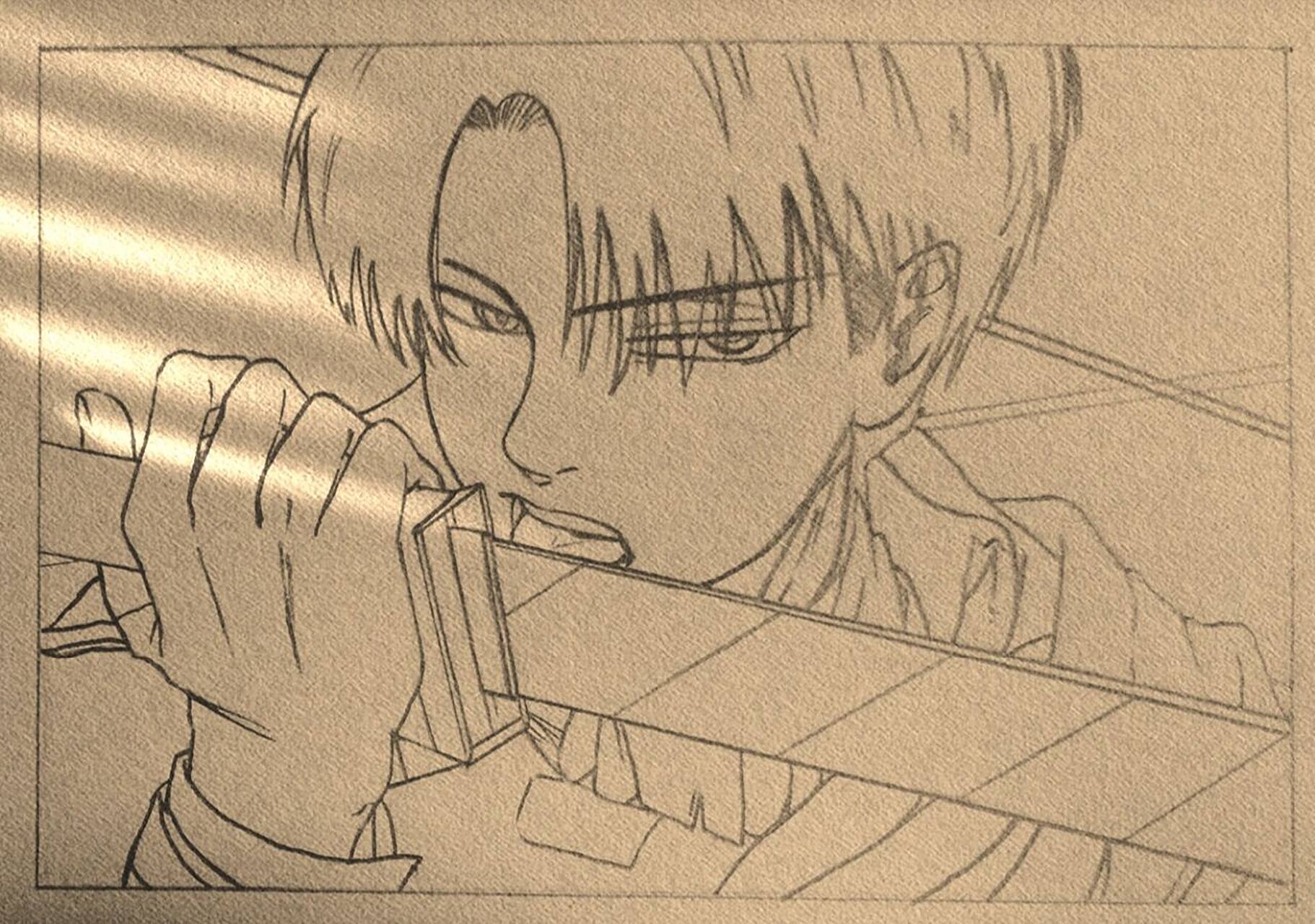 利威尔手绘过程图