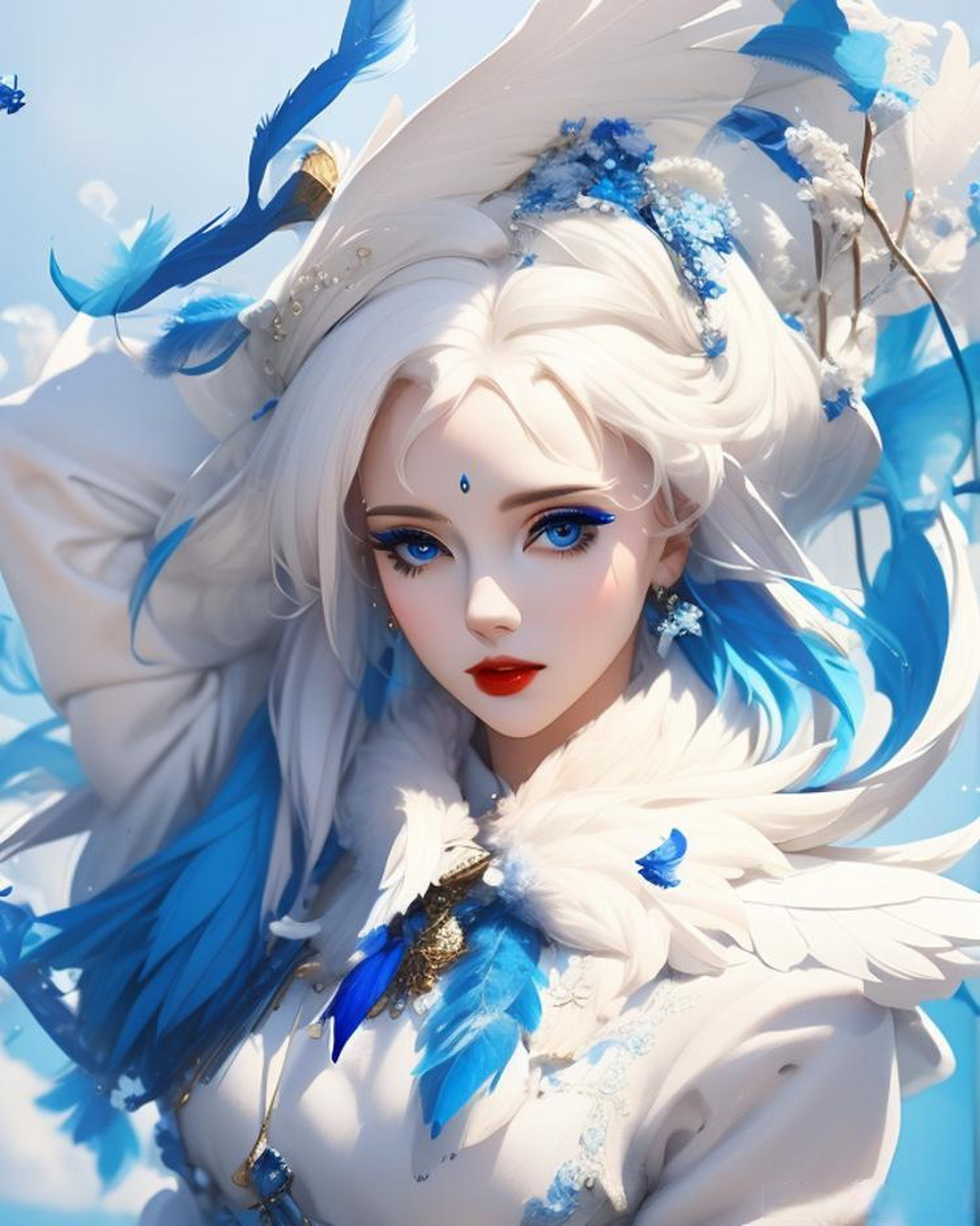 快雪时晴霁无瑕,ai肖像.#霹雳布袋戏##霹雳布袋戏##霁无瑕##霁无瑕