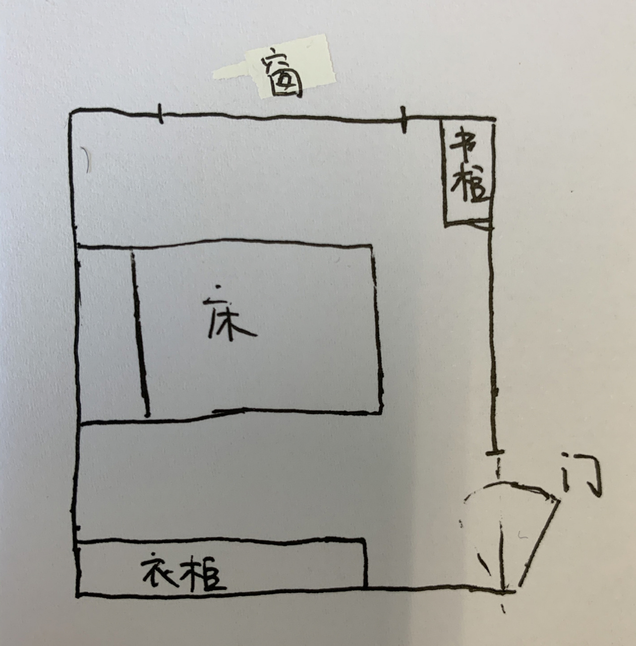 床怎么摆比较好啊#床的摆放位置#床朝向 这个房间格局床怎么放比较好