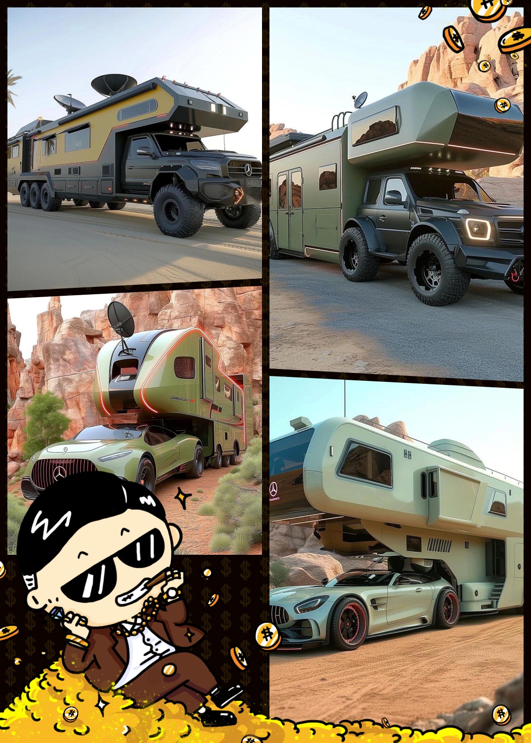 奔驰sprinter露营车 - 宽敞空间:sprinter以其宽敞的内部空间而