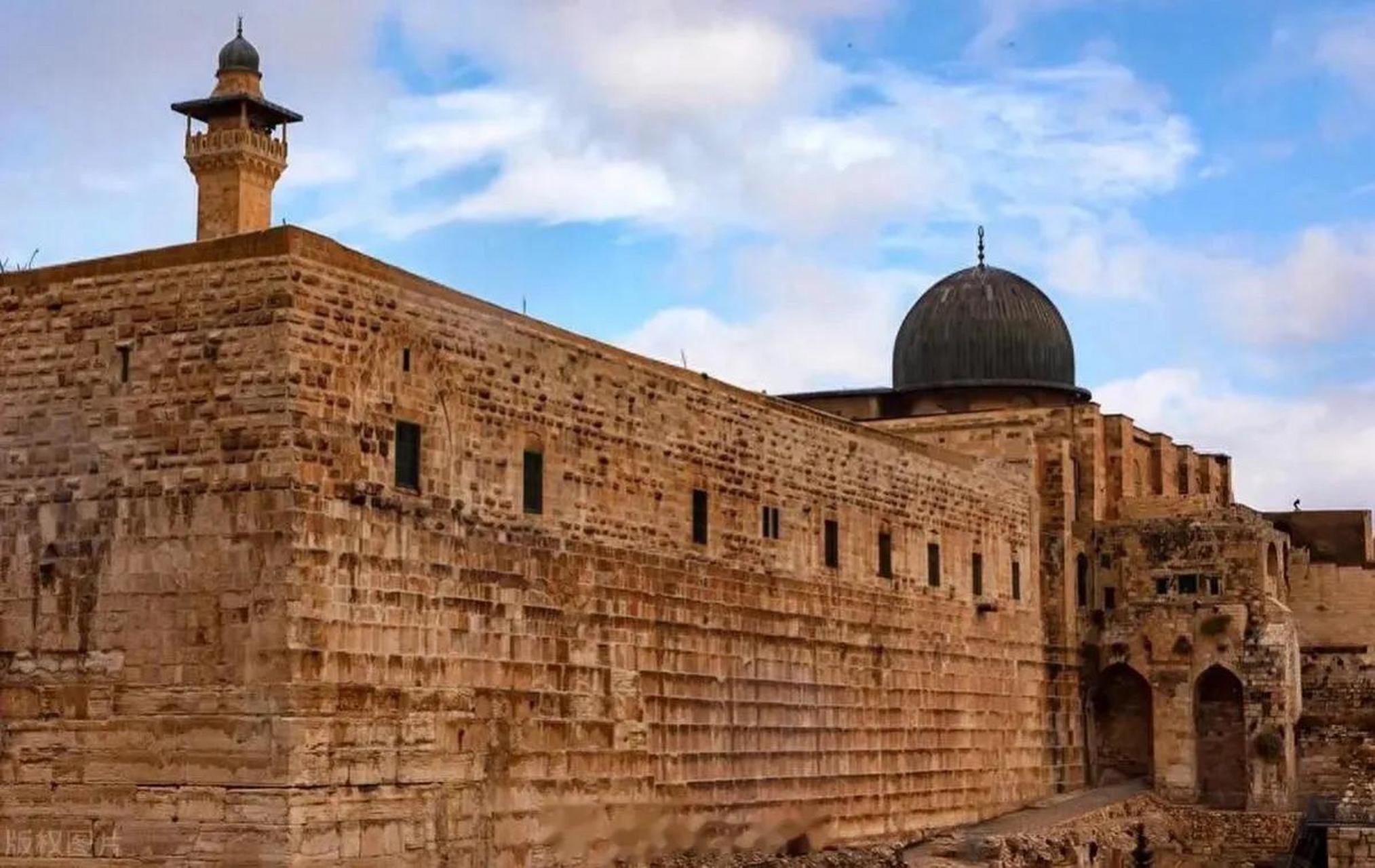 以色列耶路撒冷的阿克萨清真寺,巴以双方都是为了一个清真寺干起来的