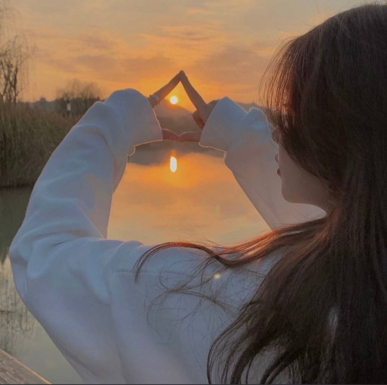 女生头像微信背景图 当下很火的丝带发型简直不要太仙