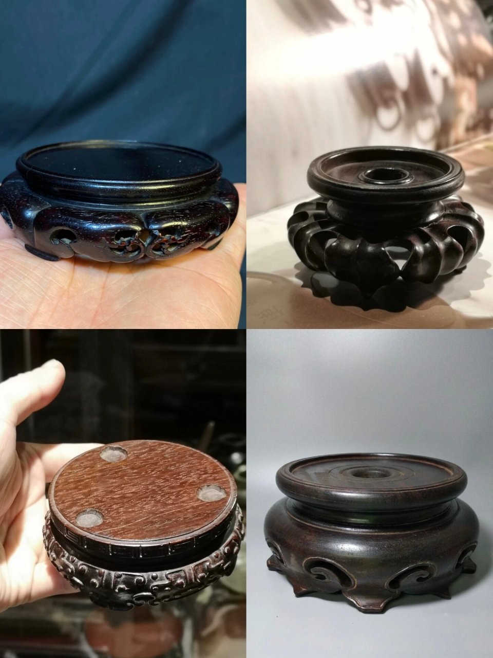 分享一下清代贵族所使用红木底座图集(下集)