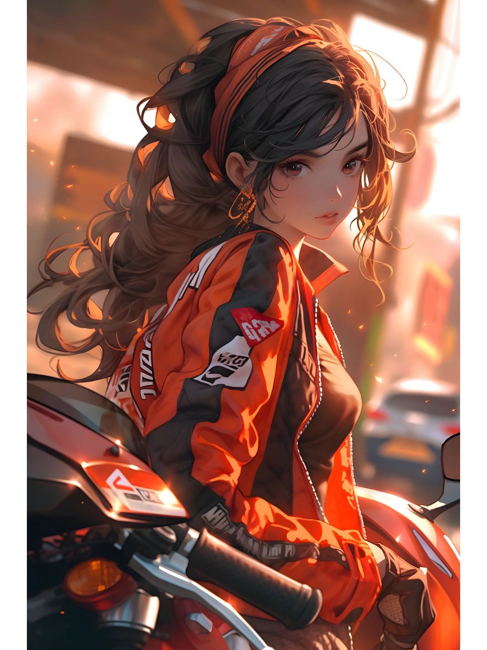 机车女孩 go! |又酷又飒的女生头像