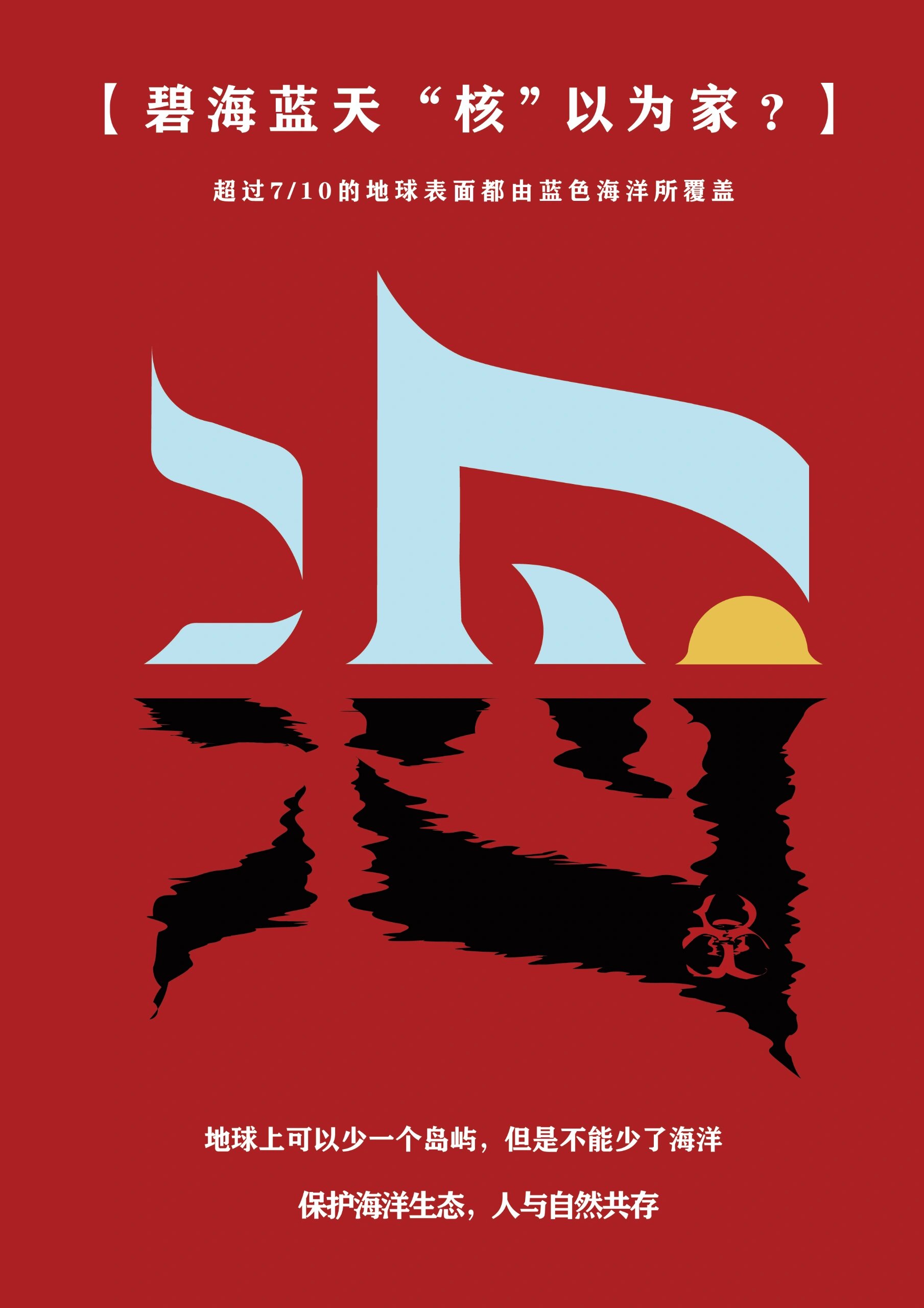 保护海洋公益海报