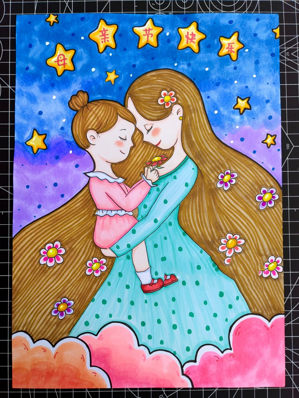 母亲节主题画合集