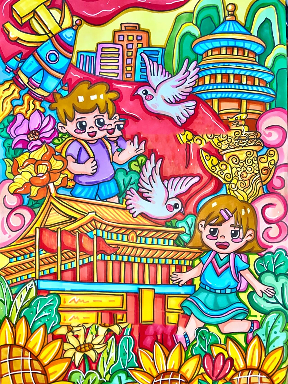 中国梦主题画,民族魂主题画 【原创】已参赛,9215照搬参赛,临摹