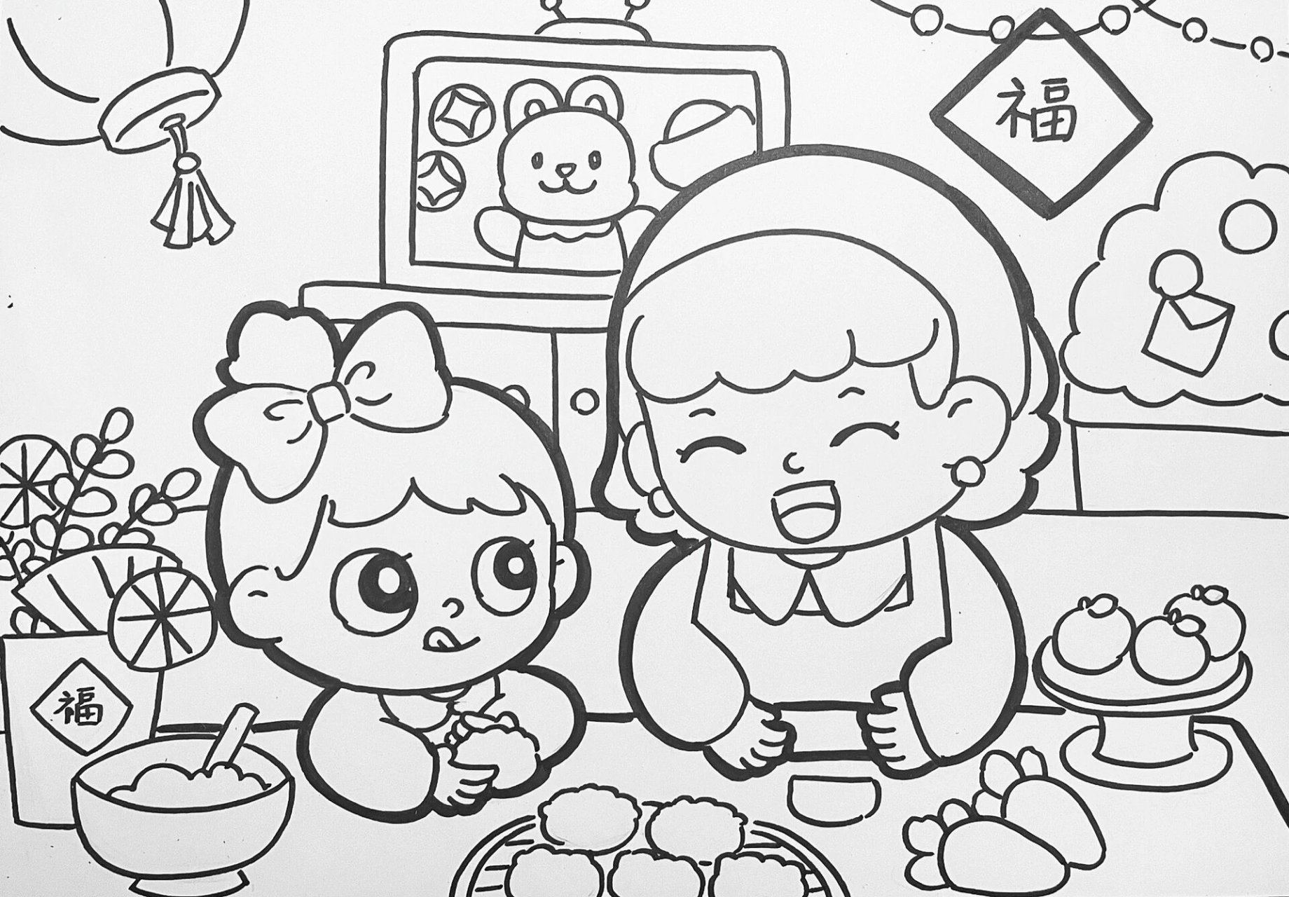 速画的同学哦～ 幼师考编|幼师编制|儿童画|简笔画|黑白画|幼师简笔画