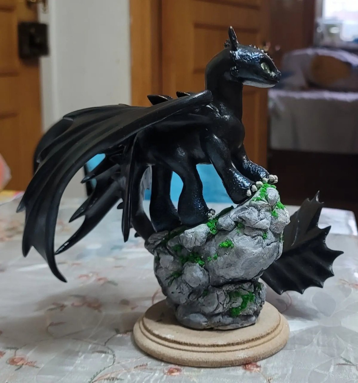 无牙仔 #石塑粘土# #驯龙高手# #手办