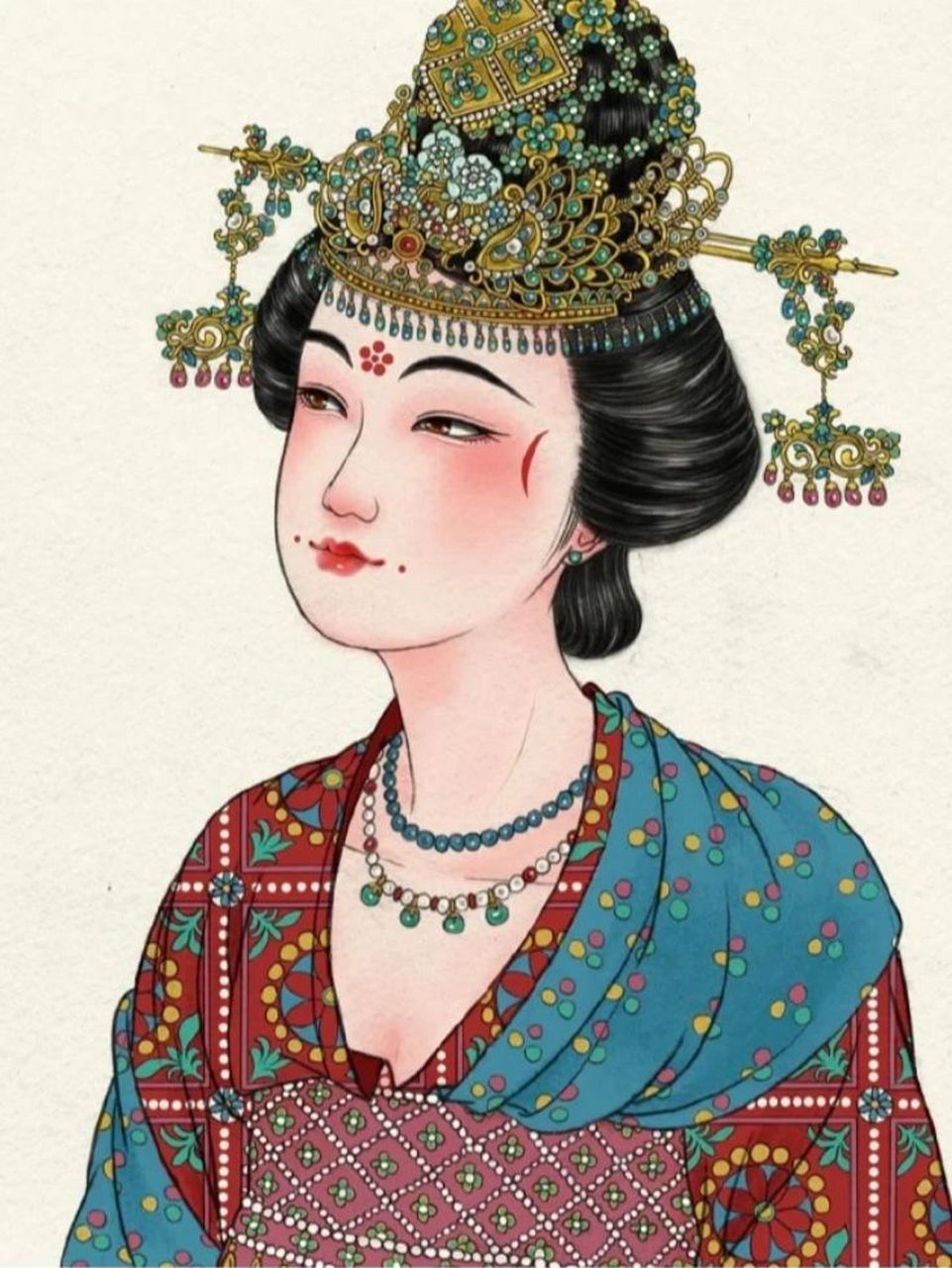 古代人物画|造型系列 看到这组不同风格的古代造型人物画像很是漂亮