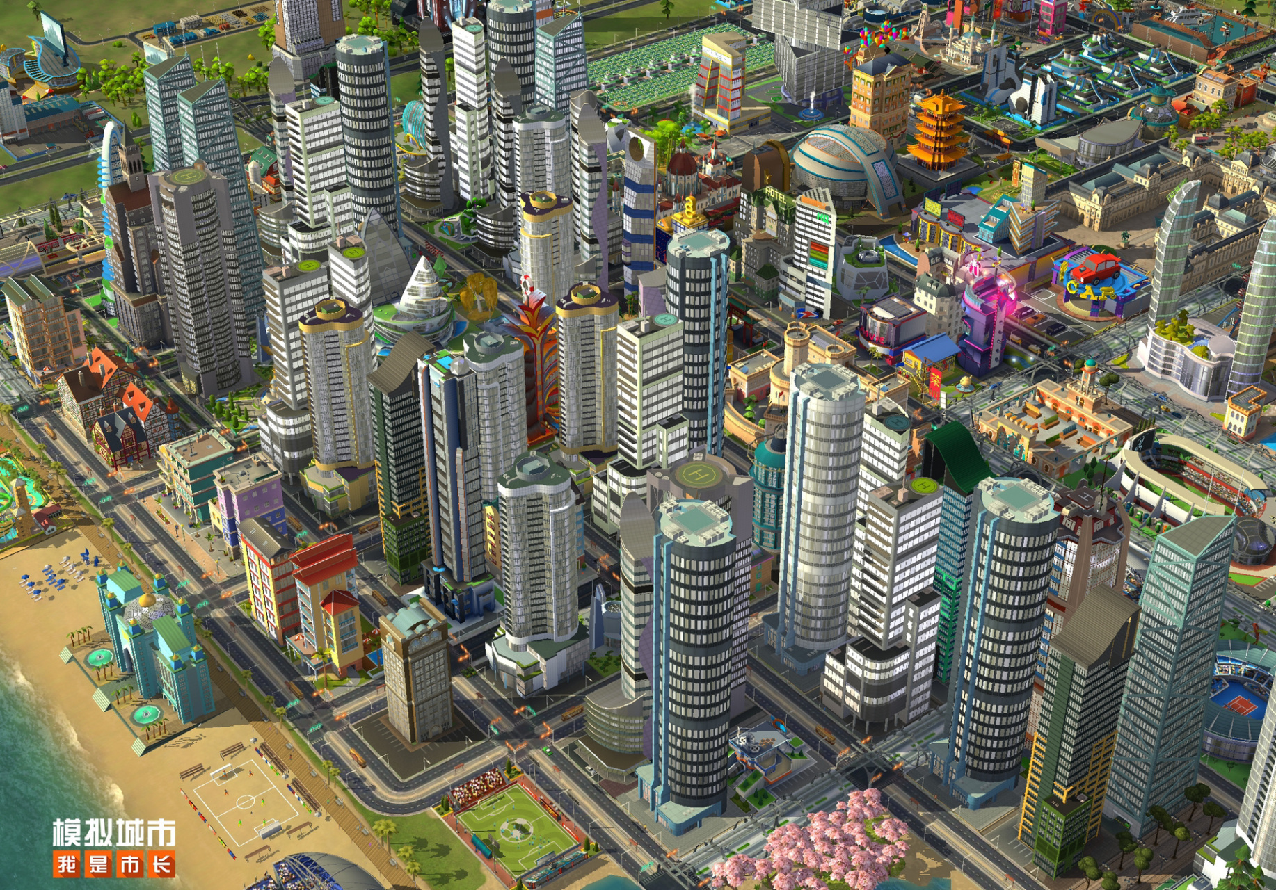 模拟城市我是市长首都初期规划 之前玩过ea模拟城市电脑版的,最近也