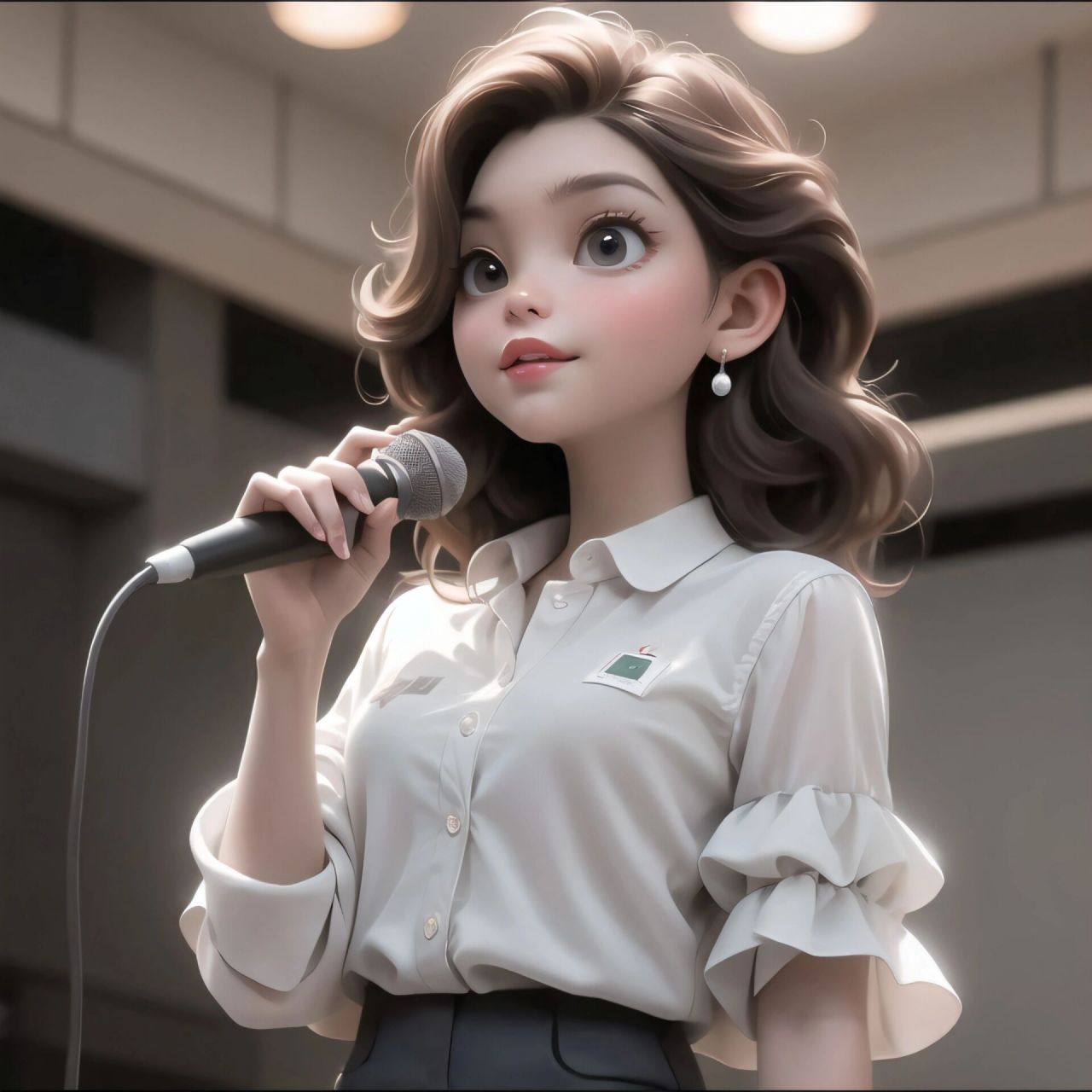 女生头像 职业头像系列之主持人