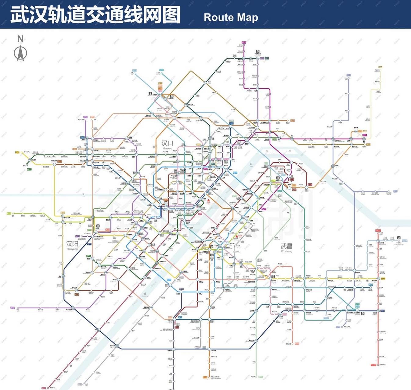 武汉地铁最新规划图1