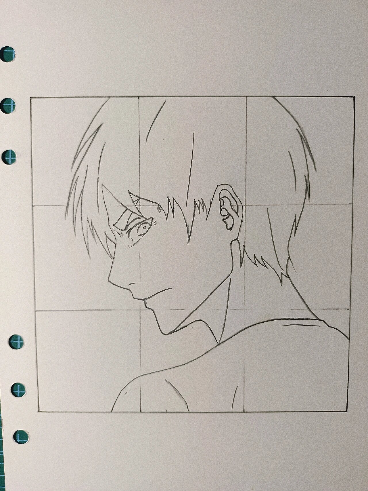 手把手教你画艾伦耶格尔