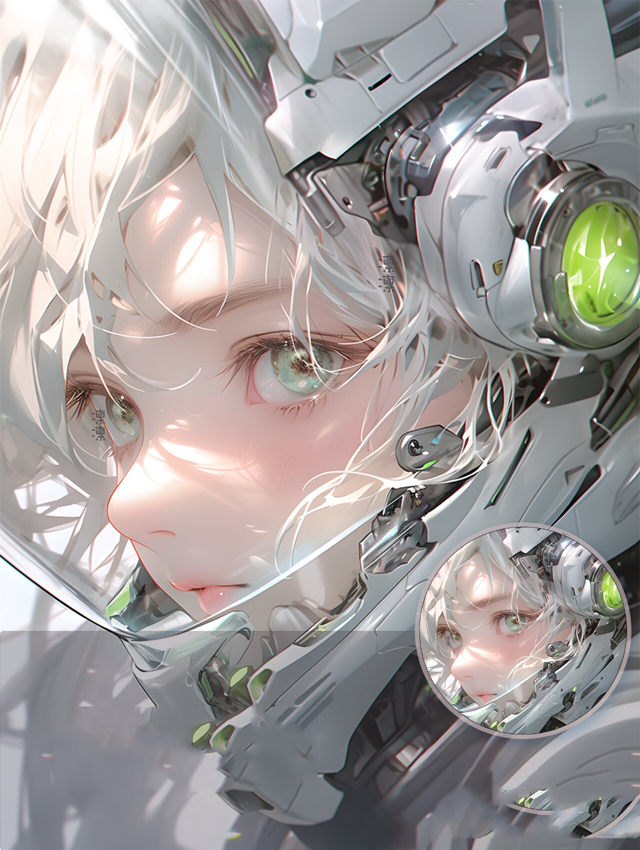 头像| 科技感未来女战士