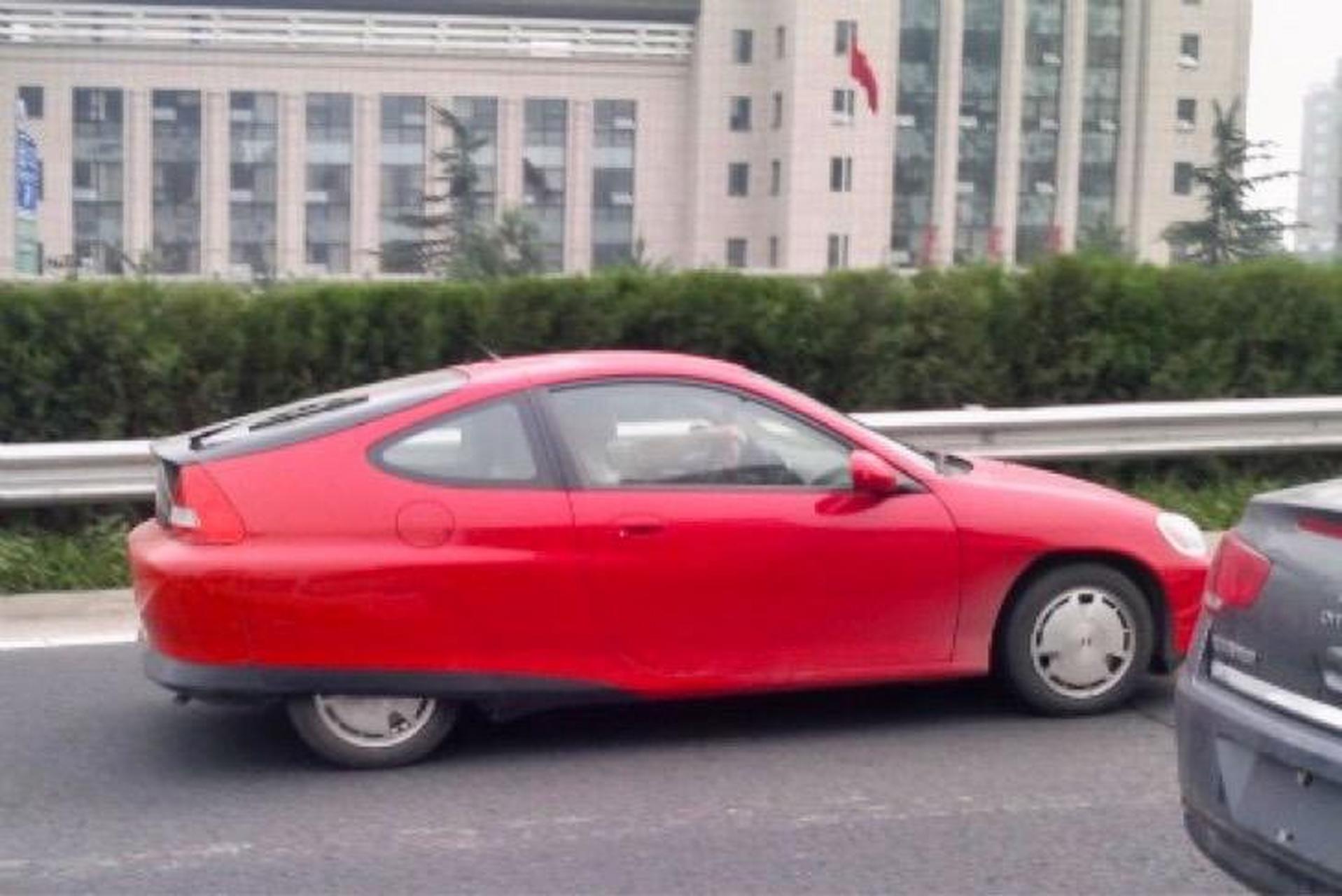 北京唯一的第一代本田insight.