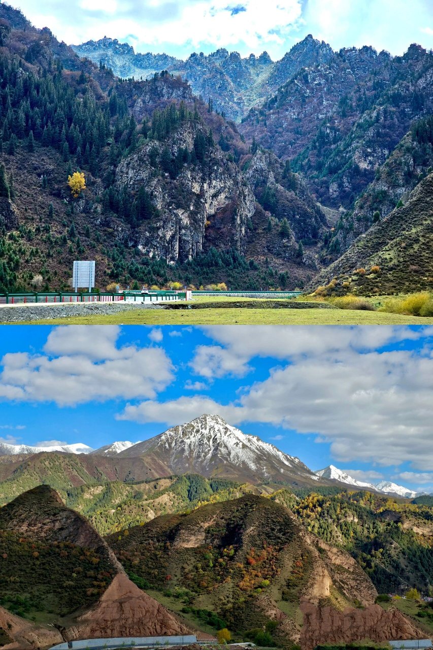 兰州周边99天互公路秋景大赏 这条天祝到互助的公路,短短几十公里