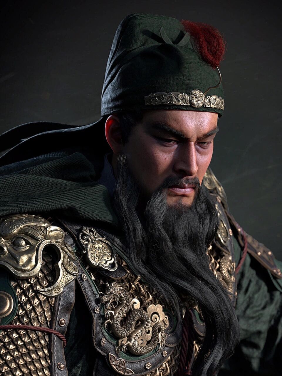 精品写实人物素材 关羽 陆树铭老师饰演的关羽 深入人心  致敬经典 一