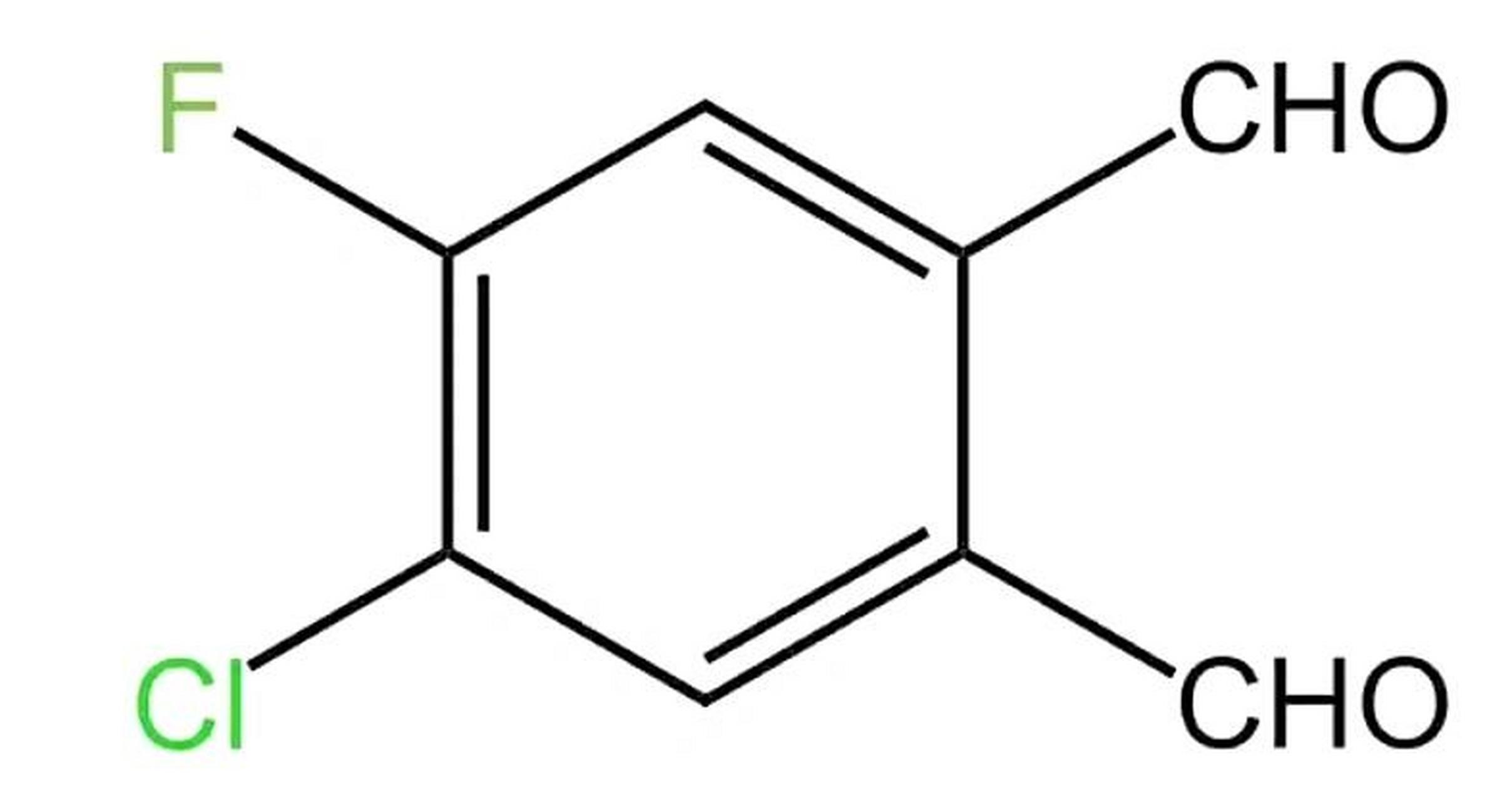 除夕快乐 祝大家新的一年福禄双全(氟氯双醛) 4-氯-5-氟苯-1,2-二甲醛