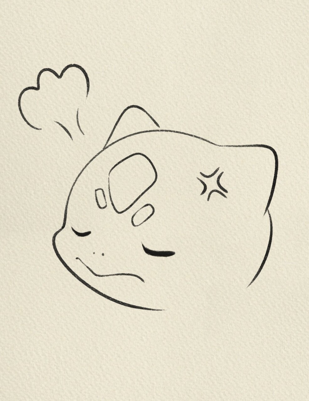 妙蛙种子简笔画‖(81)