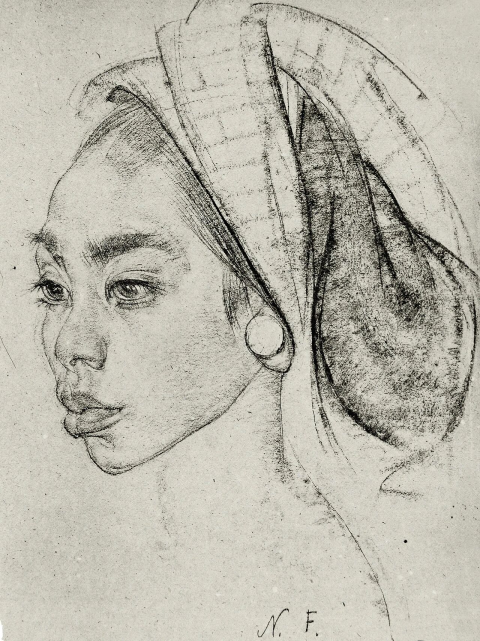 【赏析】尼古拉·费欣素描作品(上) 78尼古拉61费欣是一个很有