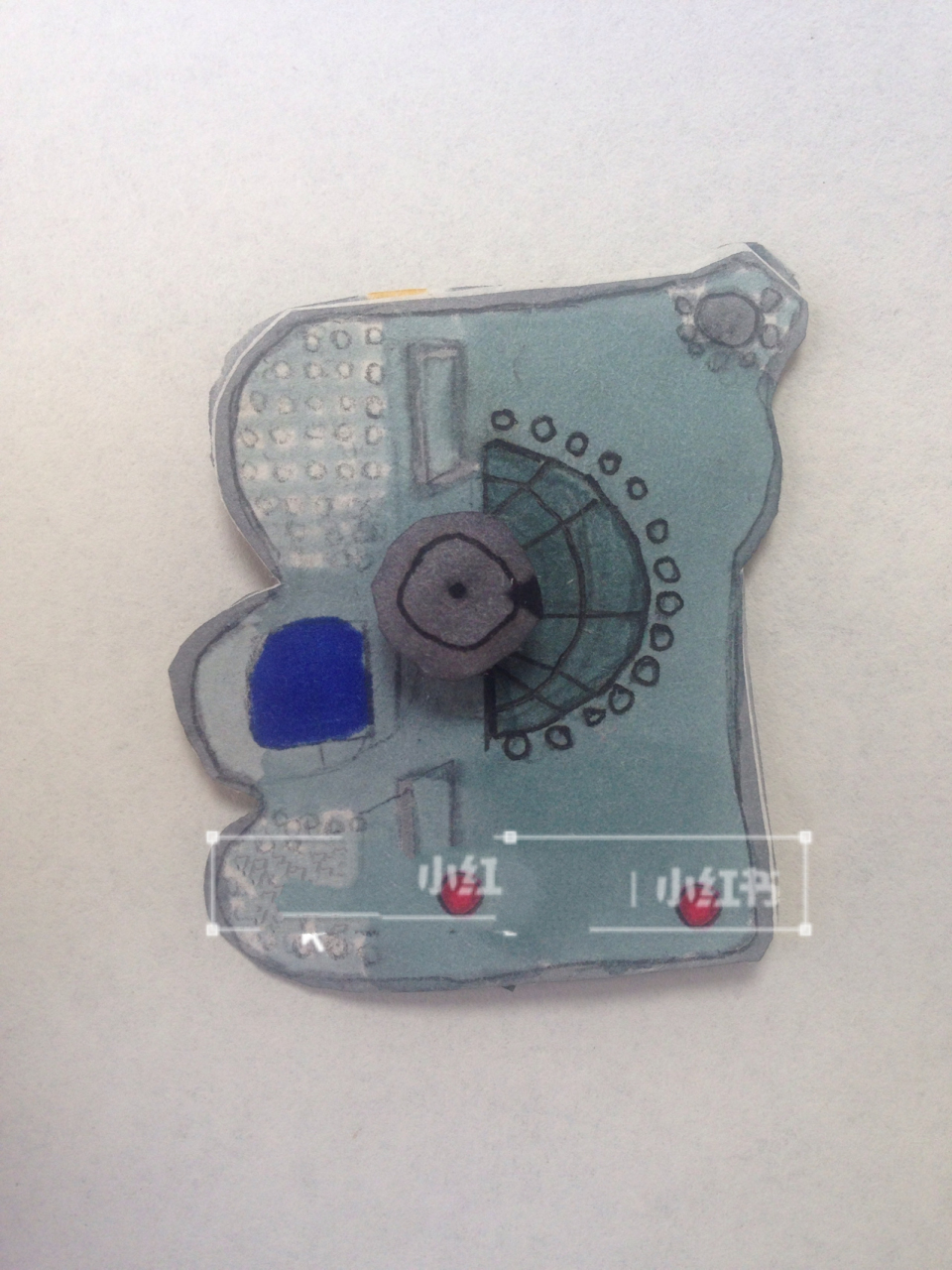 手工少年侦探团徽章 天线可以拔出来不喜勿喷