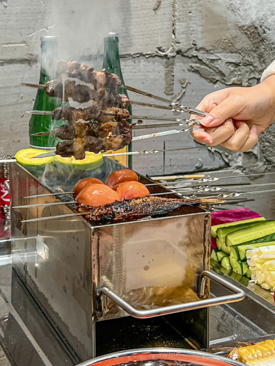 在西安日思夜想的东北地炉烤肉可算盼到了 感谢幸福小串的邀请～五点