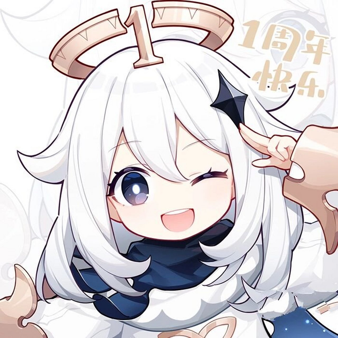 原神q版(小派蒙) 画师:米游社quan