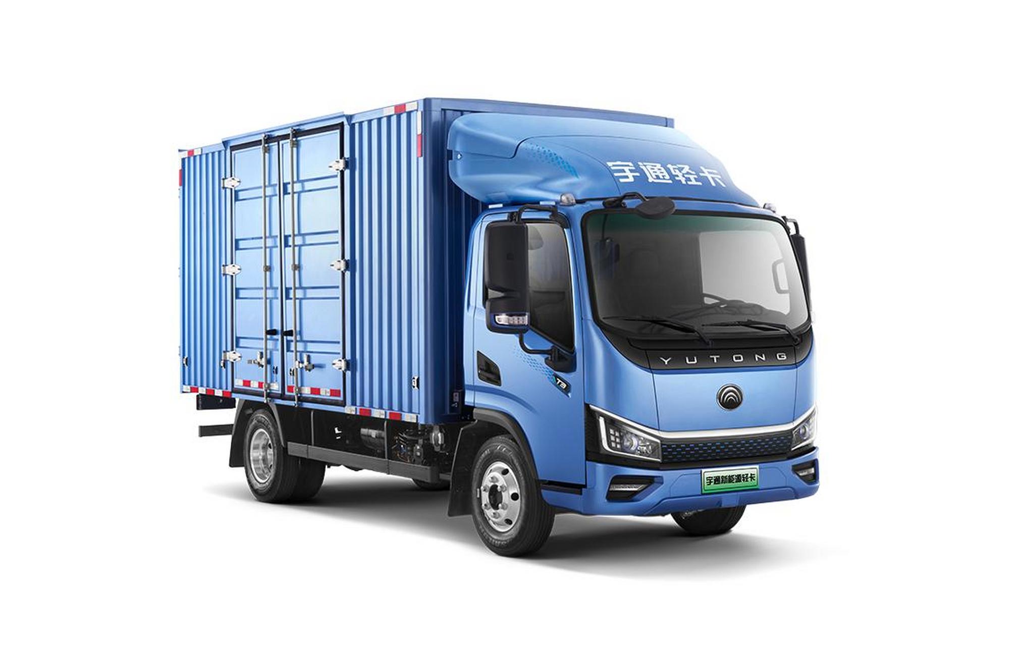 宇通t3是一款新能源电动4米2货车 其部分参数如下:   箱长级别 4.