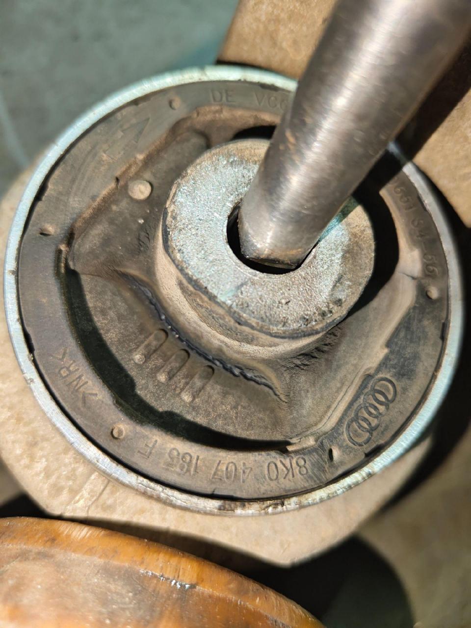 奥迪a6安装整备,德国进口迈乐底盘件,每一个配件都是艺术品