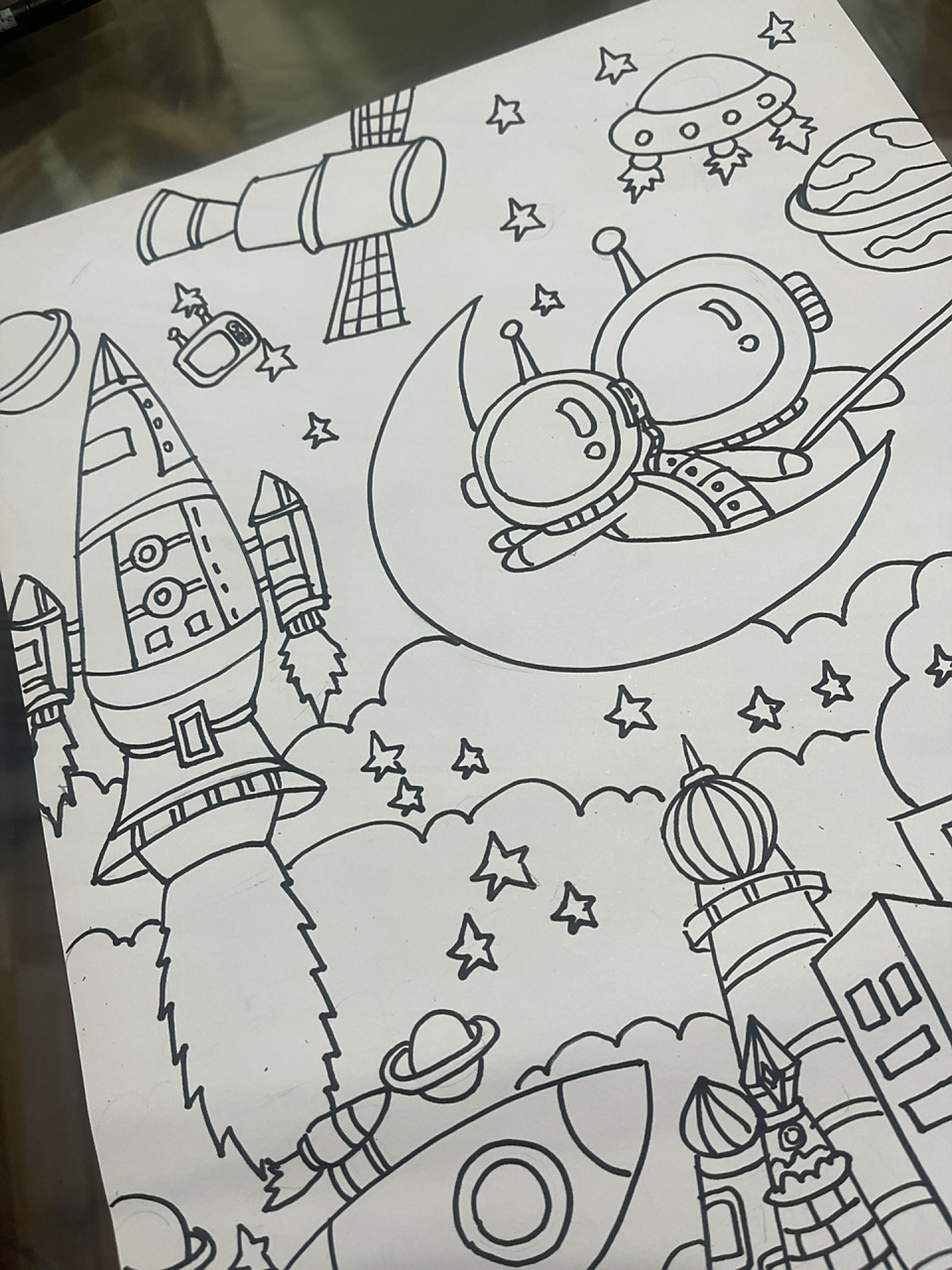 不负梦想 不负韶华主题画 不负梦想 不负韶华主题画我的航天梦