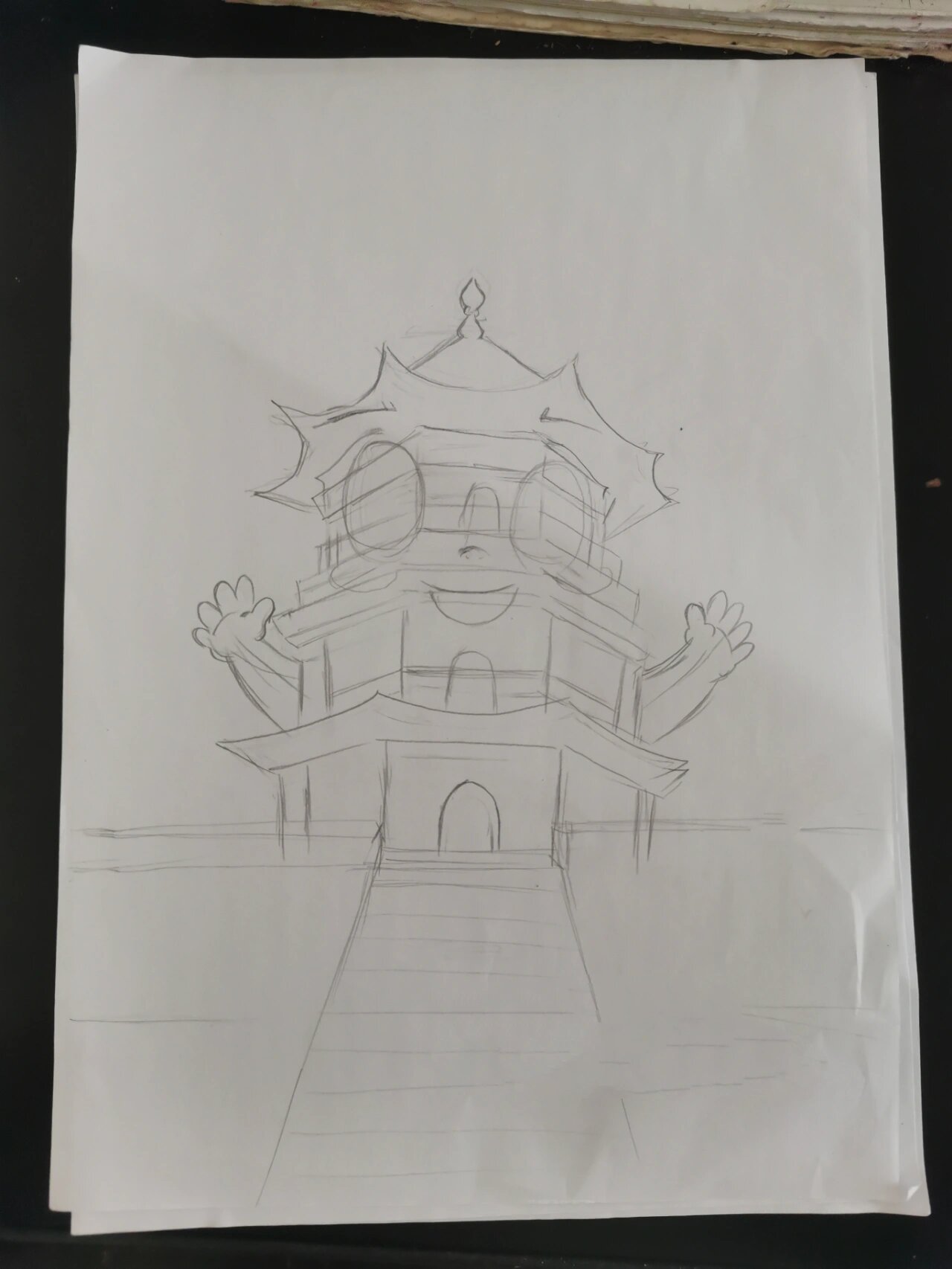 古建筑简笔画|宝塔