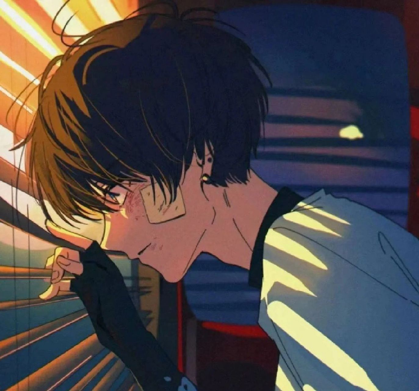 侧面清冷男头‖动漫男头 侧身男头像,清冷风有没有?