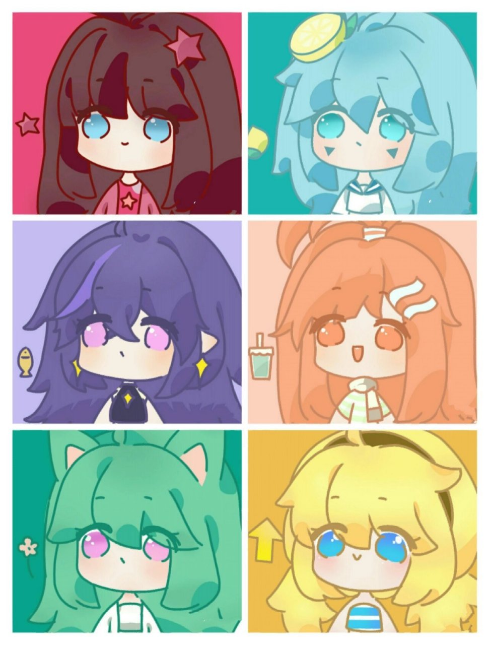 凹凸女团头像来啦 抱图吱一声啊