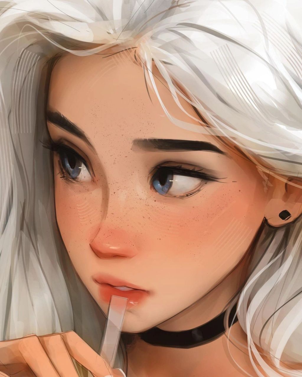 高清壁纸 插画师sam yang作品