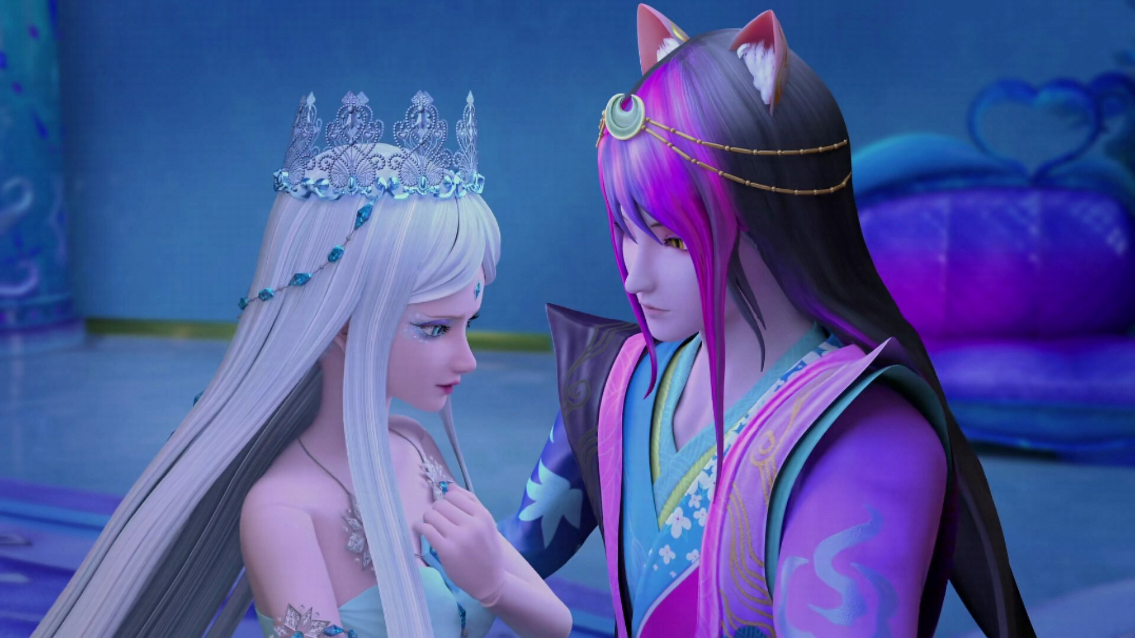 叶罗丽精灵梦——冰公主and颜爵 非常的喜欢冰公主啊,分享一组冰公主