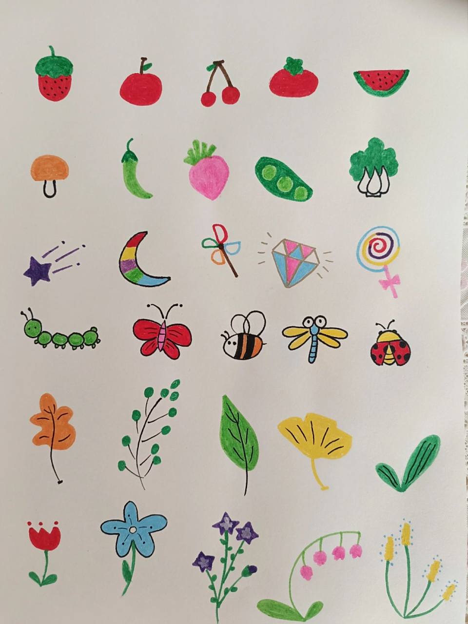 一些简单易画的小图案 一些简单易画的小图案