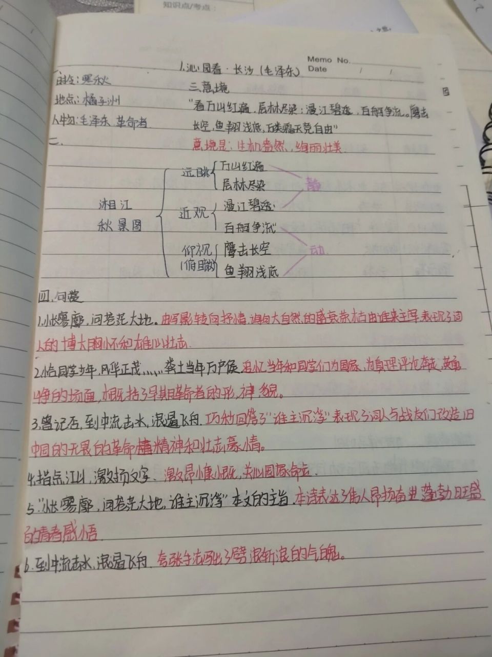 新高一语文第一单元笔记 高一语文人教版新版本