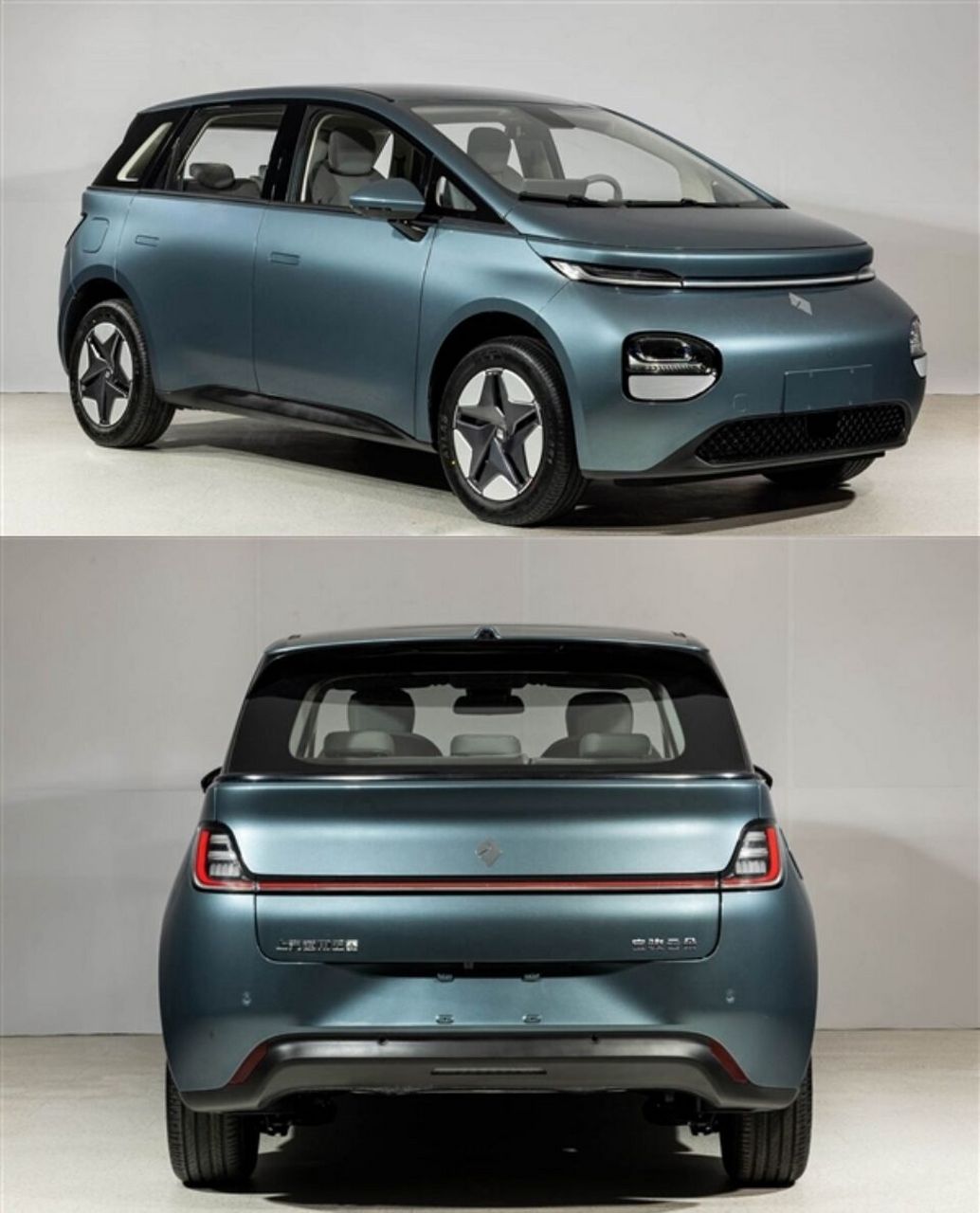 宝骏全新大五座纯电动车"云朵"已经申报,该车实车也得到了曝光,其设计