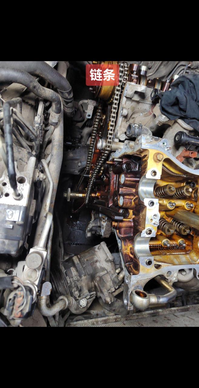 雷克萨斯es350更换正时链条,免拆更换