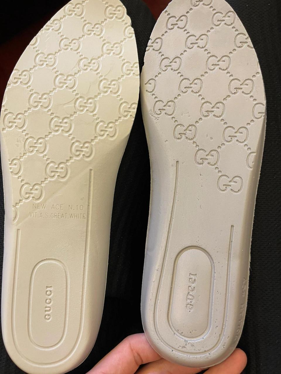 gucci古驰小蜜蜂真假分辨 gucci蜜蜂 真假对比.