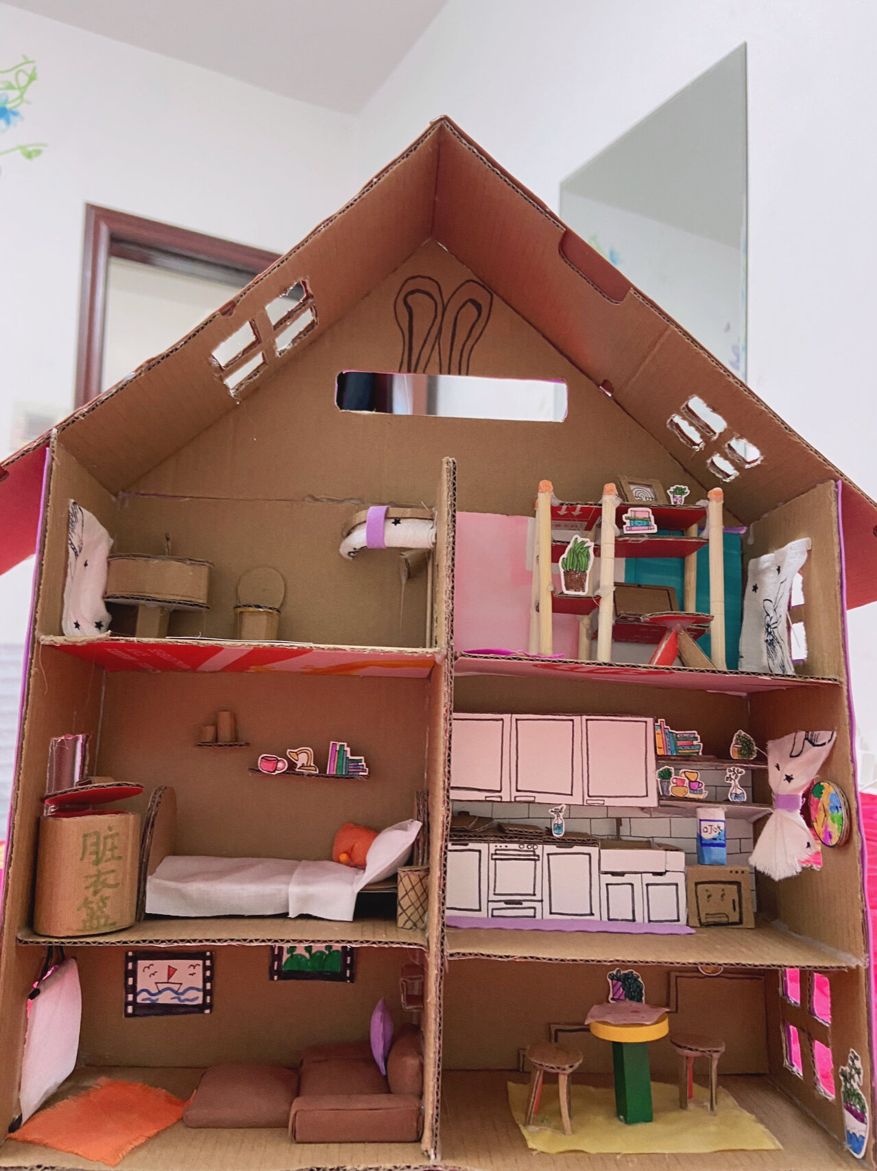 纯手工制作小房子