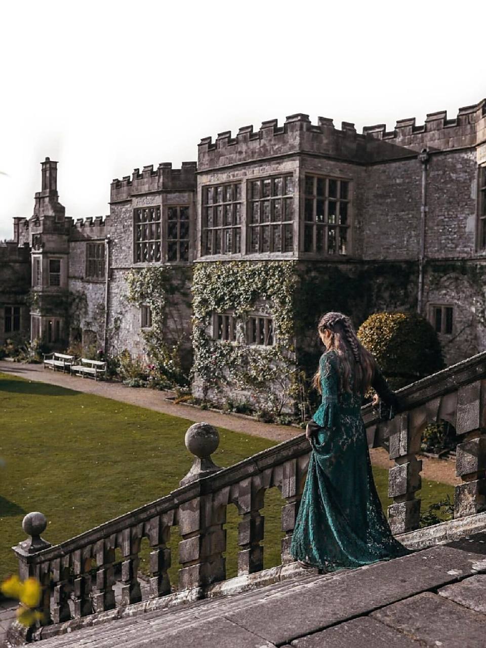 英国旅行98中世纪复古庄园 《简爱》取景地 哈登庄园位于英国德比郡