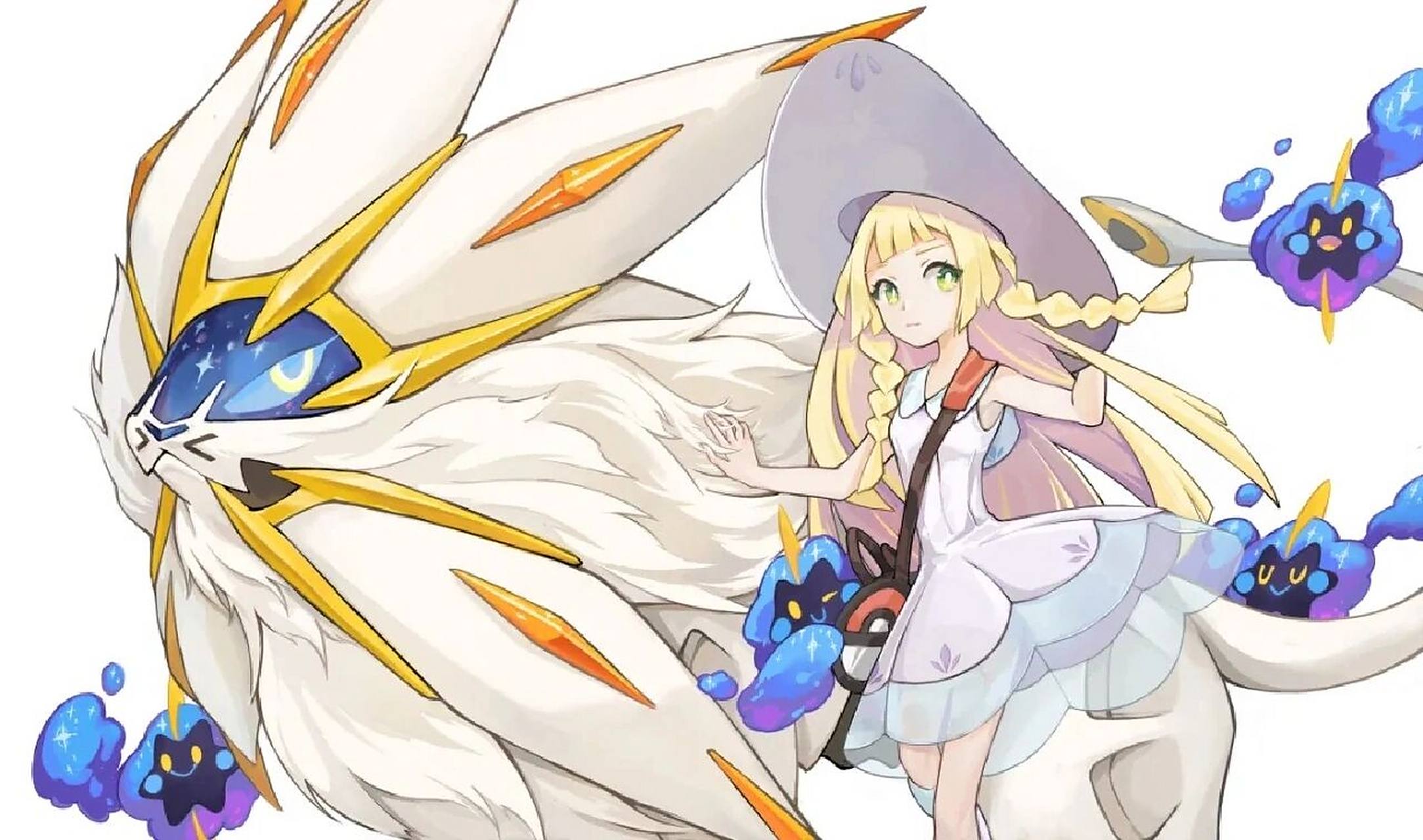 宝可梦高清壁纸(索尔迦雷欧) 宝可梦一级神,吞噬太阳的神兽!